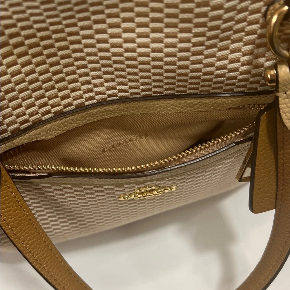 COACH  LEGACY JACQUARD PRAIRIE SATCHEL/CROSSBODY - Picture 9 of 10